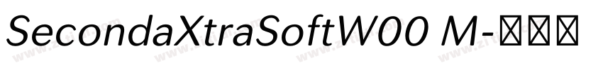 SecondaXtraSoftW00 M字体转换